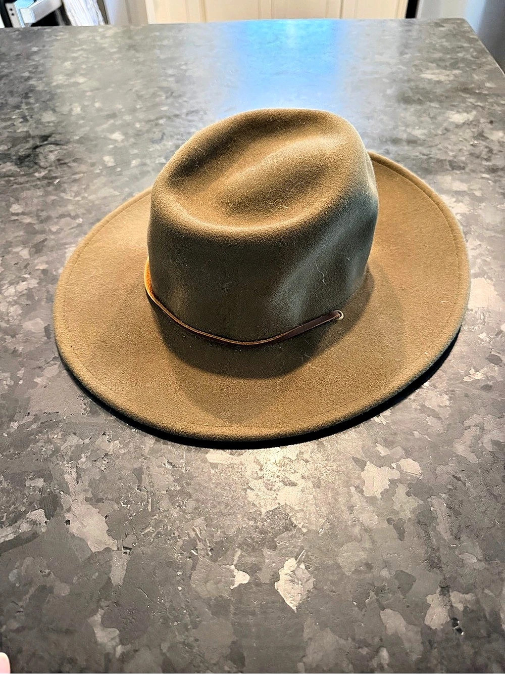 Brixton Mfg Co Felt Hat in Brown Size 7 1/4